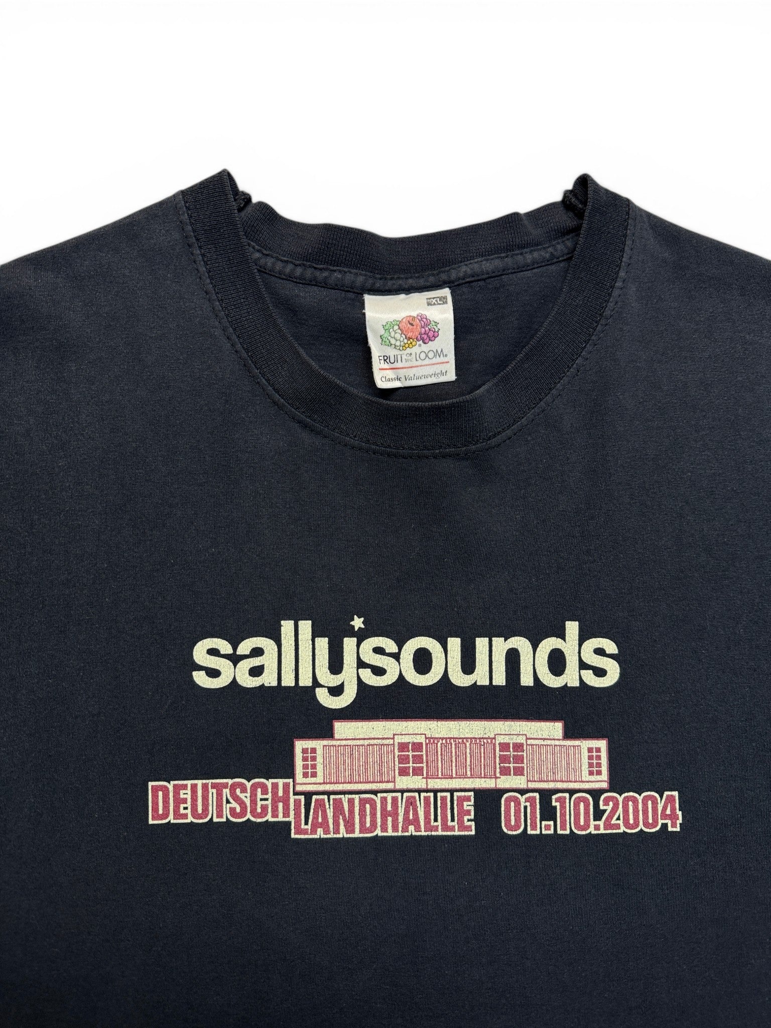 2004 Fruit Of The Loom Shirt Sally Sounds Festival Blau XL