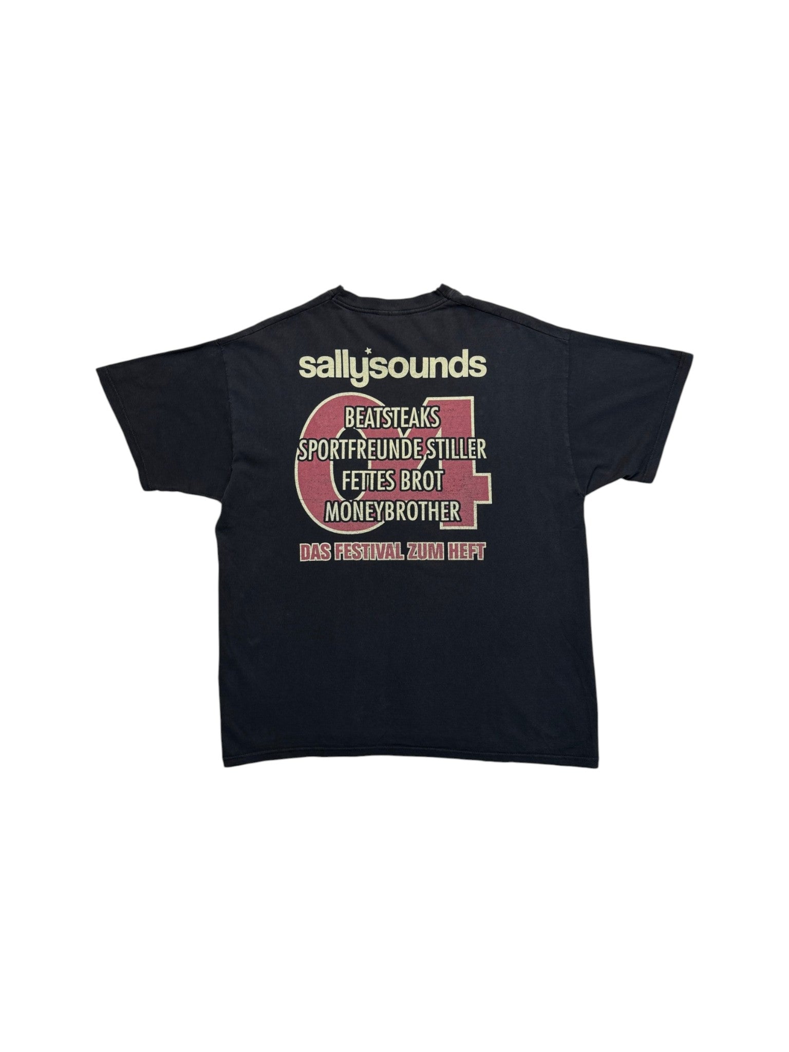 2004 Fruit Of The Loom Shirt Sally Sounds Festival Blau XL