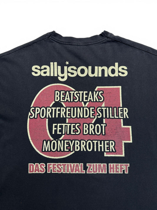 2004 Fruit Of The Loom Shirt Sally Sounds Festival Blau XL