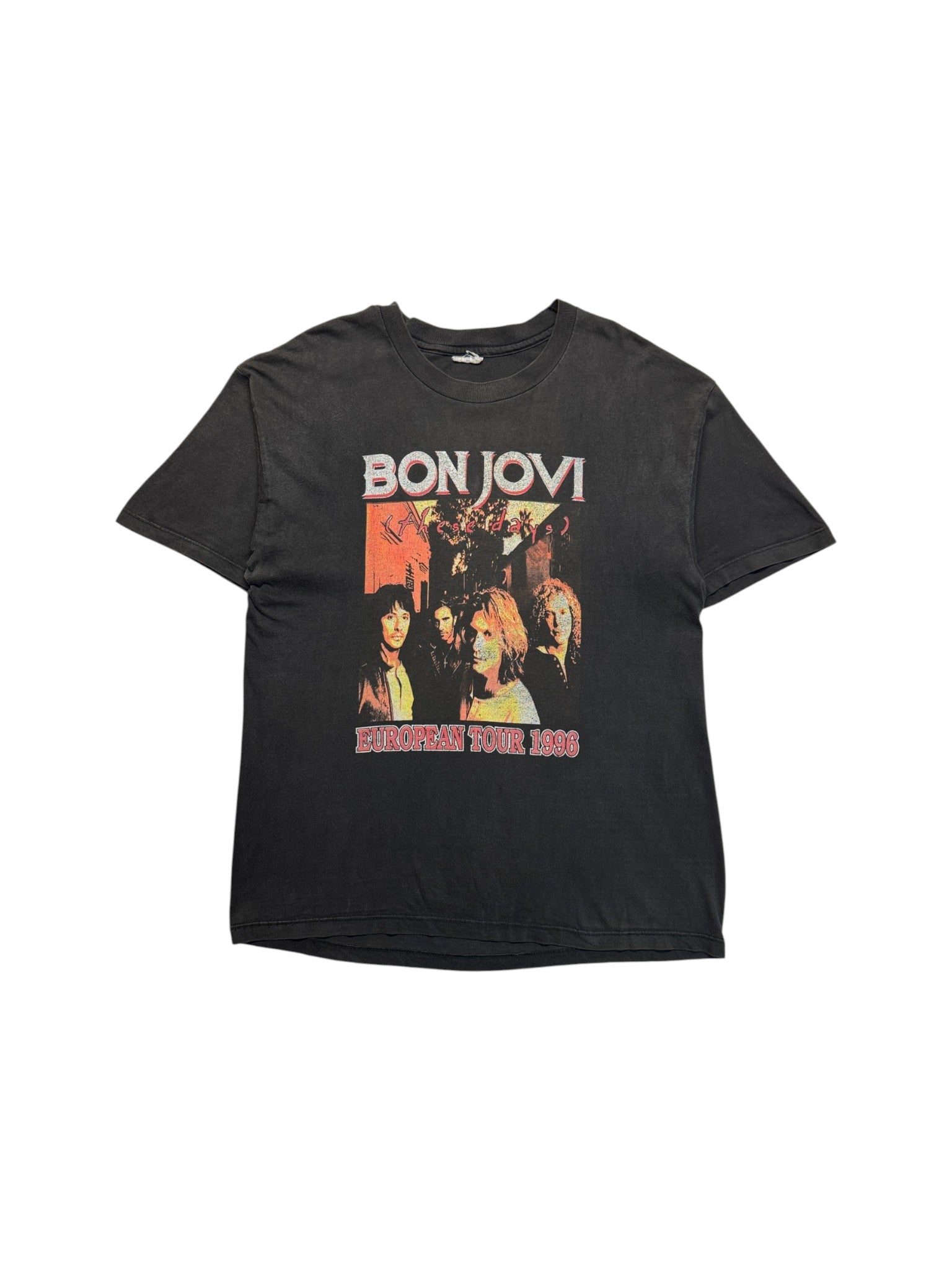 1996 Tour Shirt Bon Jovi Schwarz XL-XXL