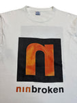 Rare! 1994 Sierra Promos Shirt NIN "NIN broken -NIN fixed" Weiß XL