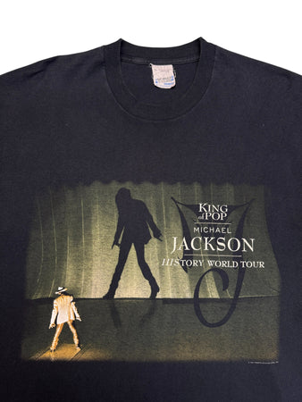 1997 Screen Stars Tourshirt Michael Jackson History World Tour Single Stitch Schwarz XL