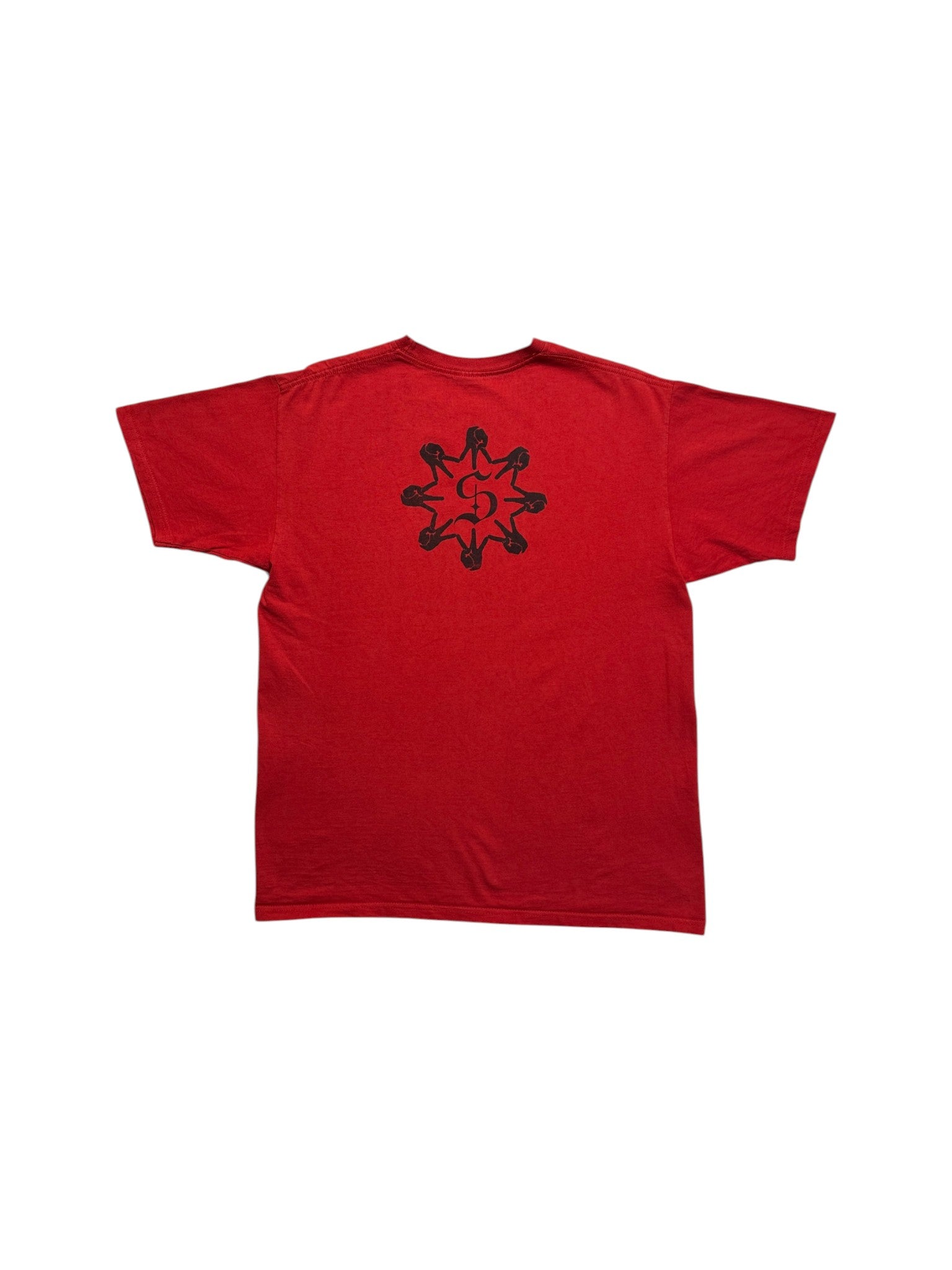 00s Fruit Of The Loom Shirt Die Sekte (Sido, B-Tight) Rot L