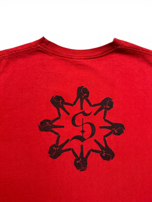 00s Fruit Of The Loom Shirt Die Sekte (Sido, B-Tight) Rot L