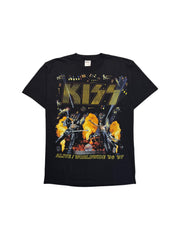 1996/97 Murina Tourshirt Kiss "Alive/Worldwide" Made In USA Single Stitch Sleeve Schwarz L