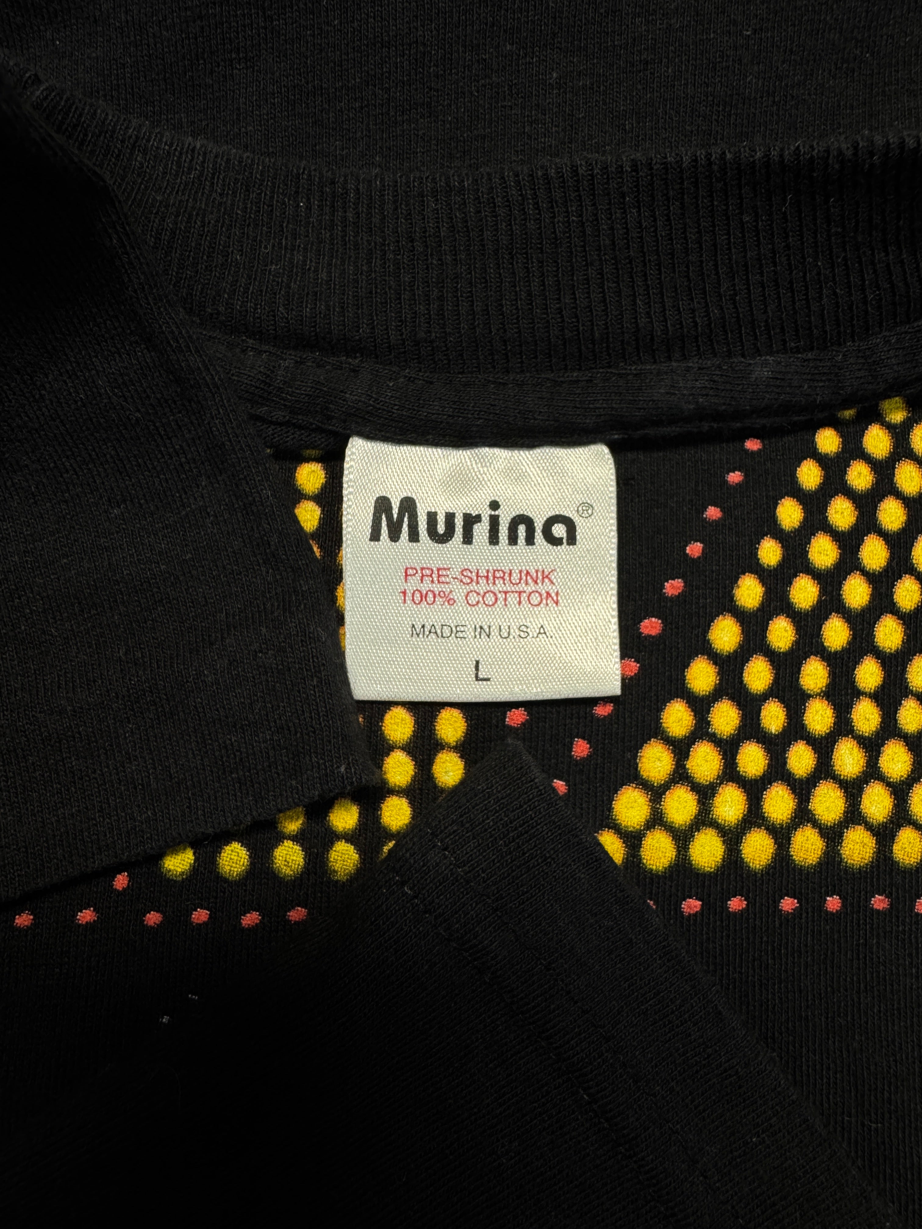 1996/97 Murina Tourshirt Kiss "Alive/Worldwide" Made In USA Single Stitch Sleeve Schwarz L