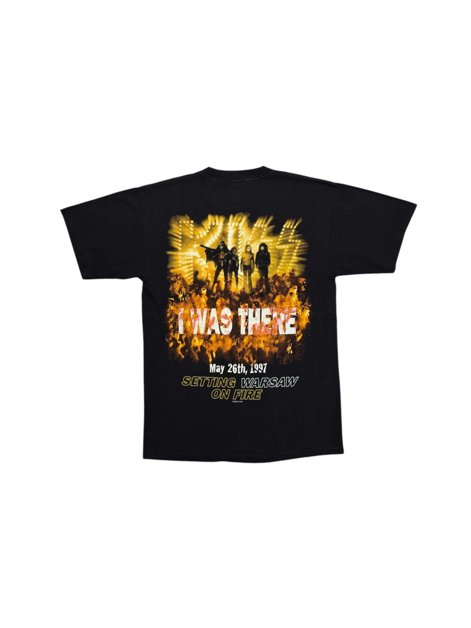 1996/97 Murina Tourshirt Kiss "Alive/Worldwide" Made In USA Single Stitch Sleeve Schwarz L