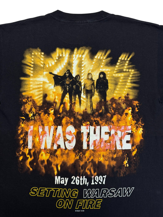 1996/97 Murina Tourshirt Kiss "Alive/Worldwide" Made In USA Single Stitch Sleeve Schwarz L