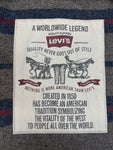 90s Levis Jeansweste Blanket Lining Blau L-XL