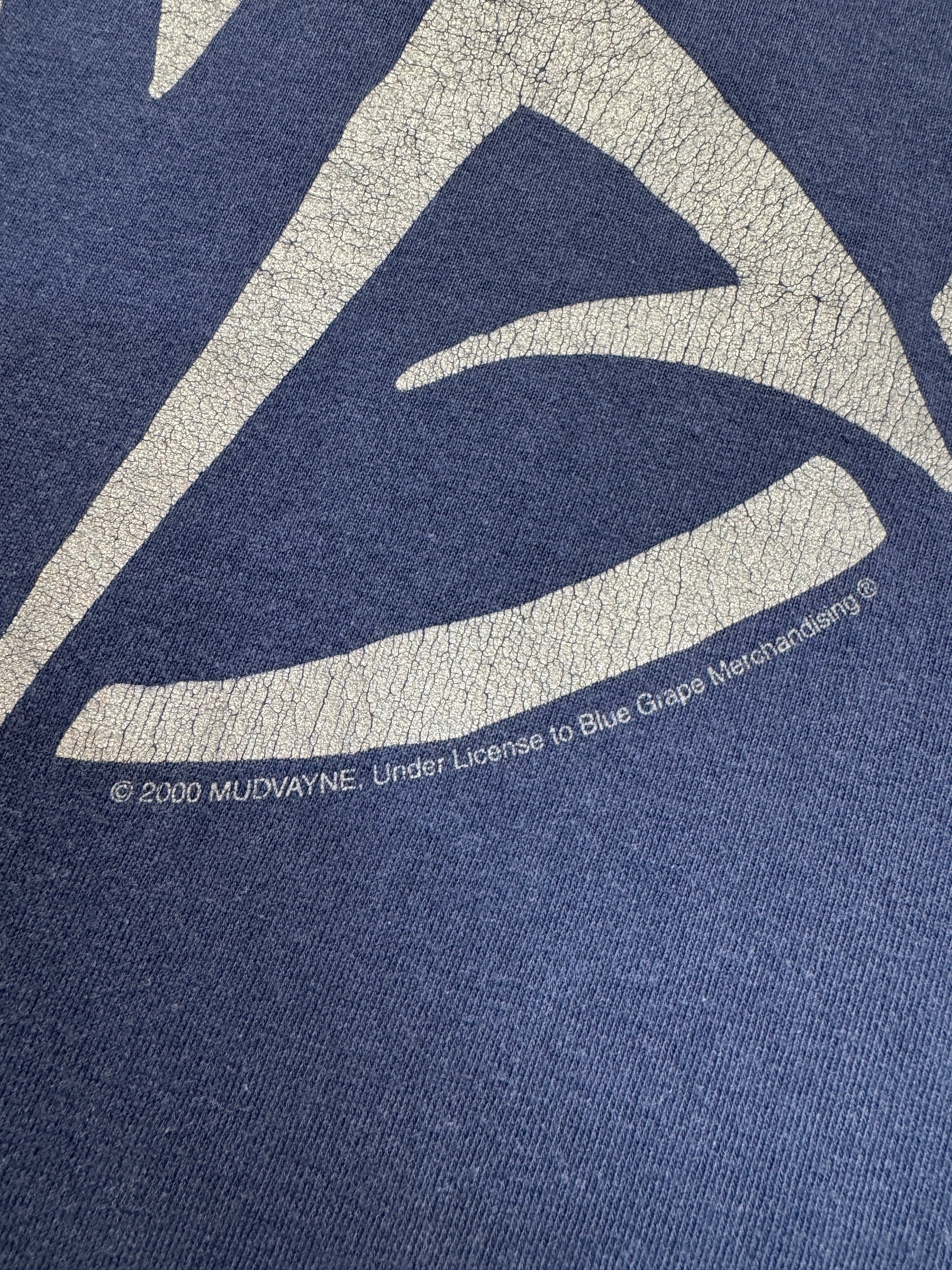 2000 Screen Stars Shirt Mudvayne Dunkelblau L