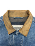 90s Levis Jeansweste Blanket Lining Blau L-XL
