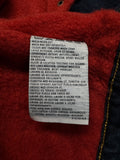 1997 Levis Jeansjacke For Girls Orange Tab Fleece Lining Dunkelblau L