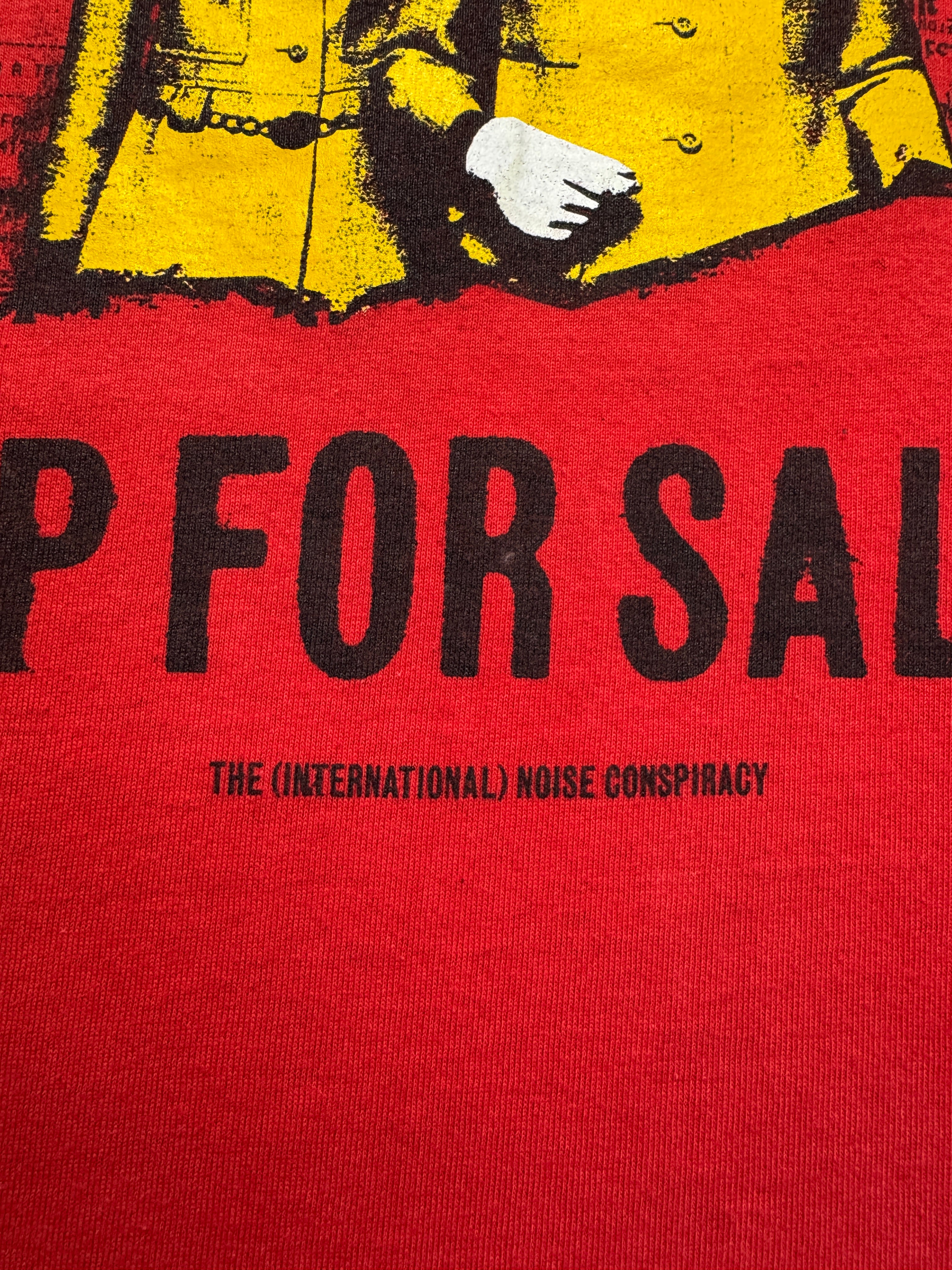 2000 Screen Stars Shirt The (International) Noise Conspiracy Rot S