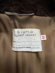 70s Schott Bros. Inc. Fliegerjacke US Navy G-1 Talon Zip Dunkelbraun 42
