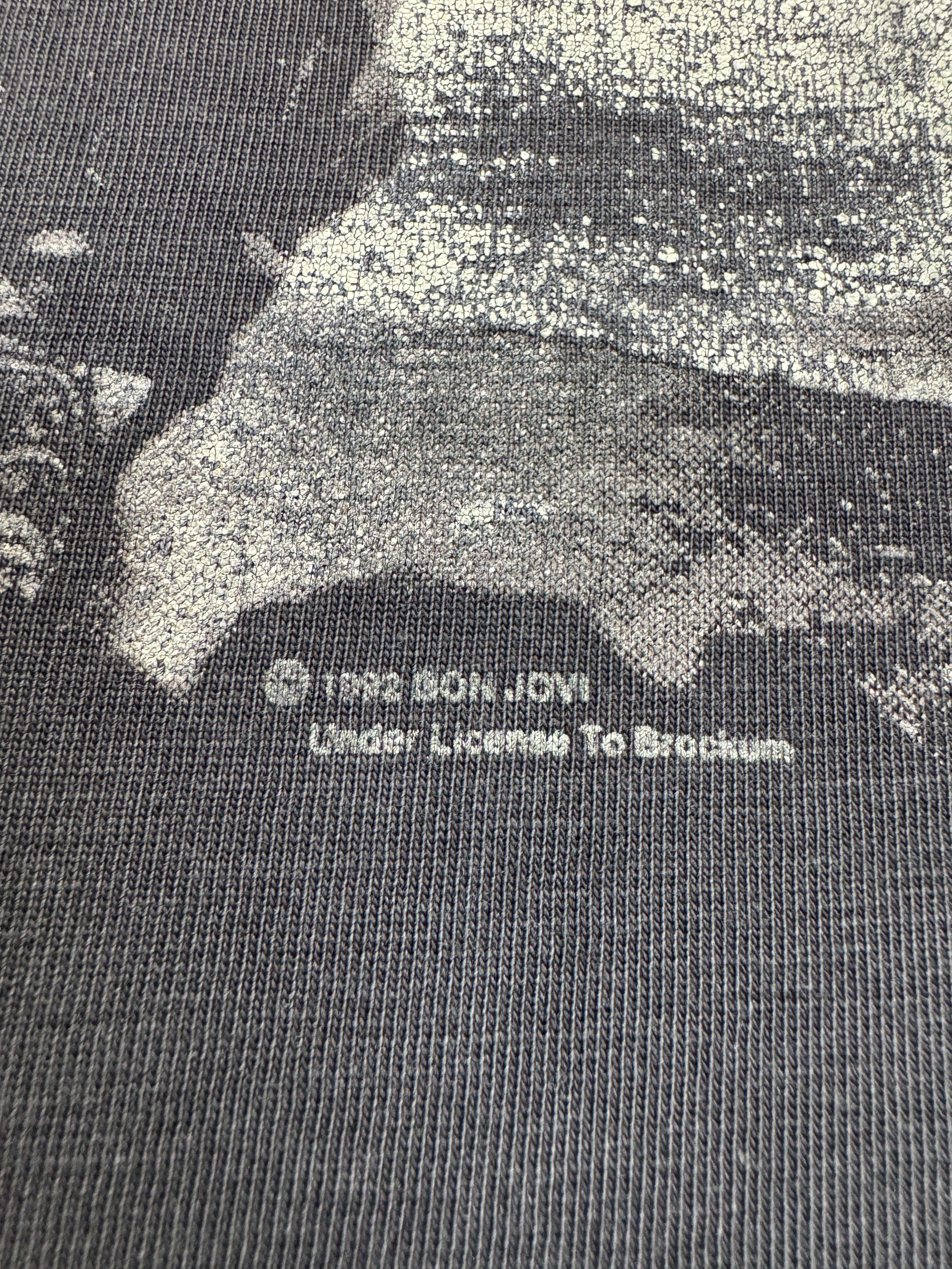 1992 Brockum Shirt Bon Jovi "Keep the Faith" Single Stitch Schwarz L-XL