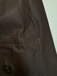 70s Schott Bros. Inc. Fliegerjacke US Navy G-1 Talon Zip Dunkelbraun 42