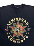 2002 Leningrad Cowboys Shirt History Highlights Schwarz M-L