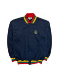 80s Lacoste Bomberjacke Made In France Reggae Dunkelblau 3/174 S-M
