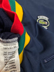 80s Lacoste Bomberjacke Made In France Reggae Dunkelblau 3/174 S-M