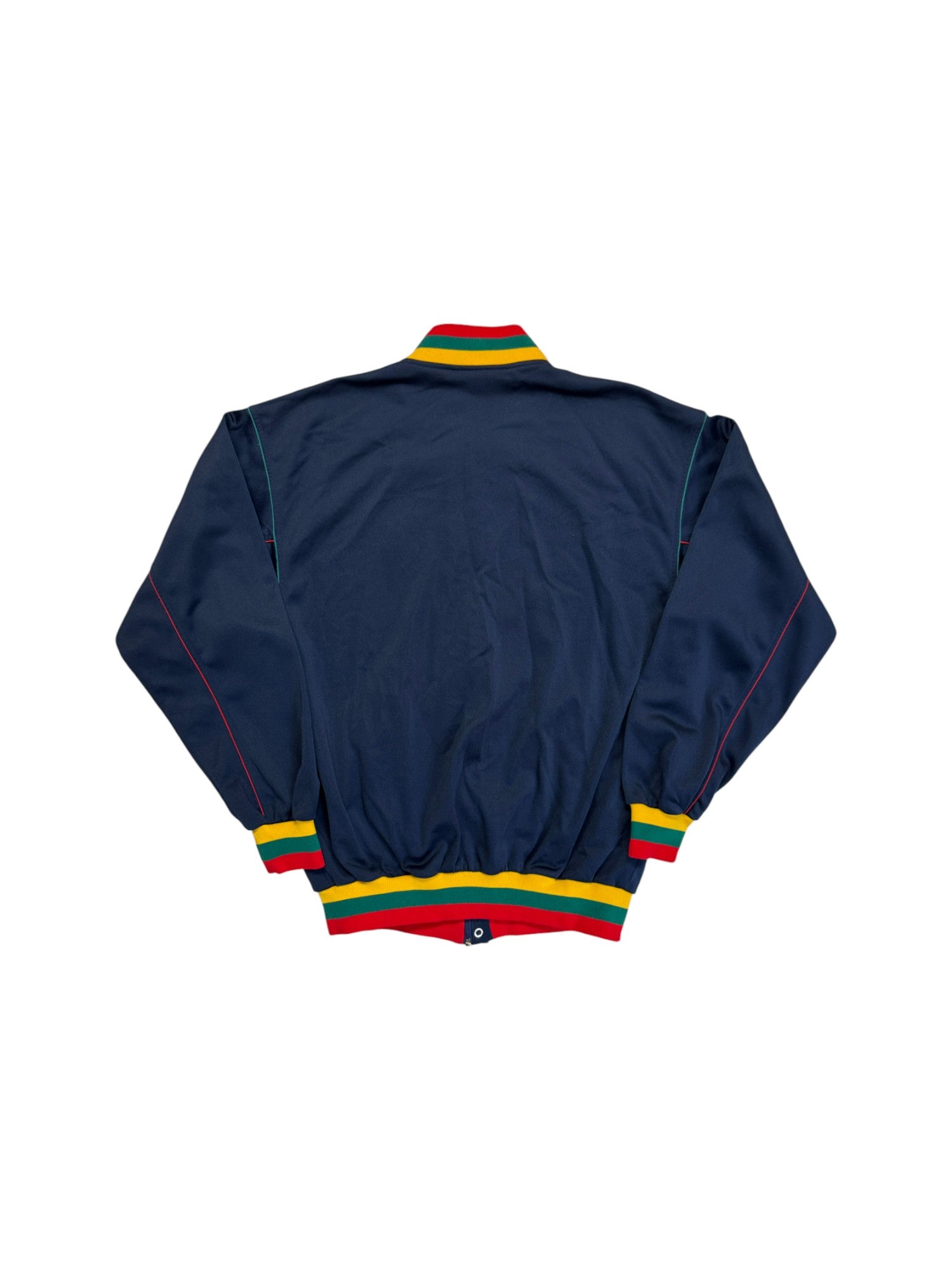 80s Lacoste Bomberjacke Made In France Reggae Dunkelblau 3/174 S-M