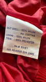 Vintage Majestic Satin Bomberjacke 90s MLB Baseball New York Yankees Made In Korea Rot M