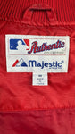 Vintage Majestic Satin Bomberjacke 90s MLB Baseball New York Yankees Made In Korea Rot M