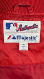 Vintage Majestic Satin Bomberjacke 90s MLB Baseball New York Yankees Made In Korea Rot M