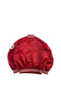 Vintage Majestic Satin Bomberjacke 90s MLB Baseball New York Yankees Made In Korea Rot M