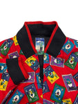 80s Ellesse 2in1 Blouson Reversible Golfing Made In Hong Kong Navy Rot S-M