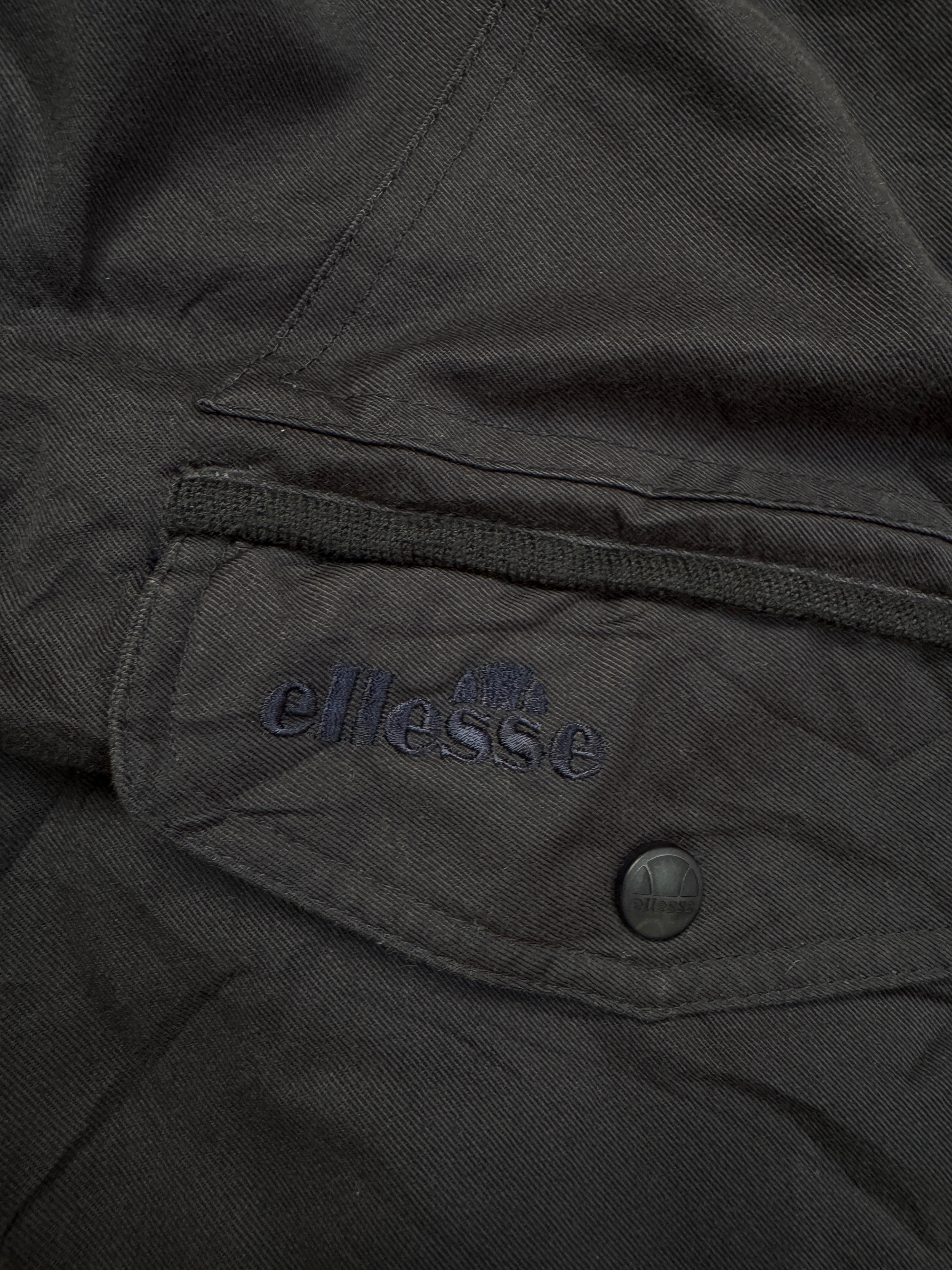 80s Ellesse 2in1 Blouson Reversible Golfing Made In Hong Kong Navy Rot S-M
