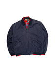 80s Ellesse 2in1 Blouson Reversible Golfing Made In Hong Kong Navy Rot S-M