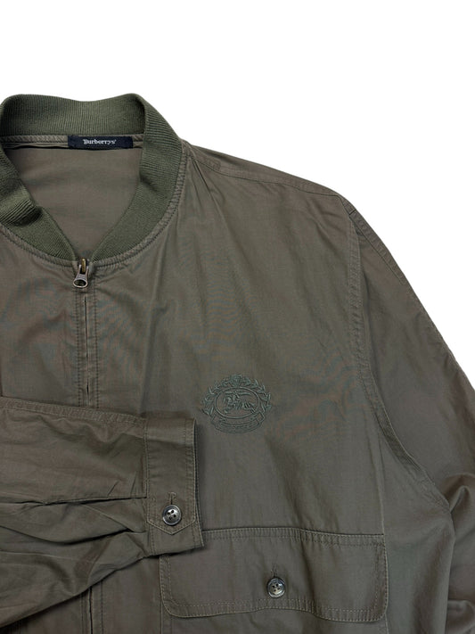 90s Burberrys Blouson Dunkelgrün/Olive L