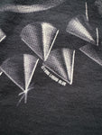 Vintage Liquid Blue Shirt 1996 Wildlife-Fashion Bulldog Skulls Schwarz Weiß XL