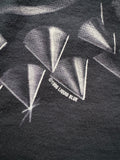 Vintage Liquid Blue Shirt 1996 Wildlife-Fashion Bulldog Skulls Schwarz Weiß XL