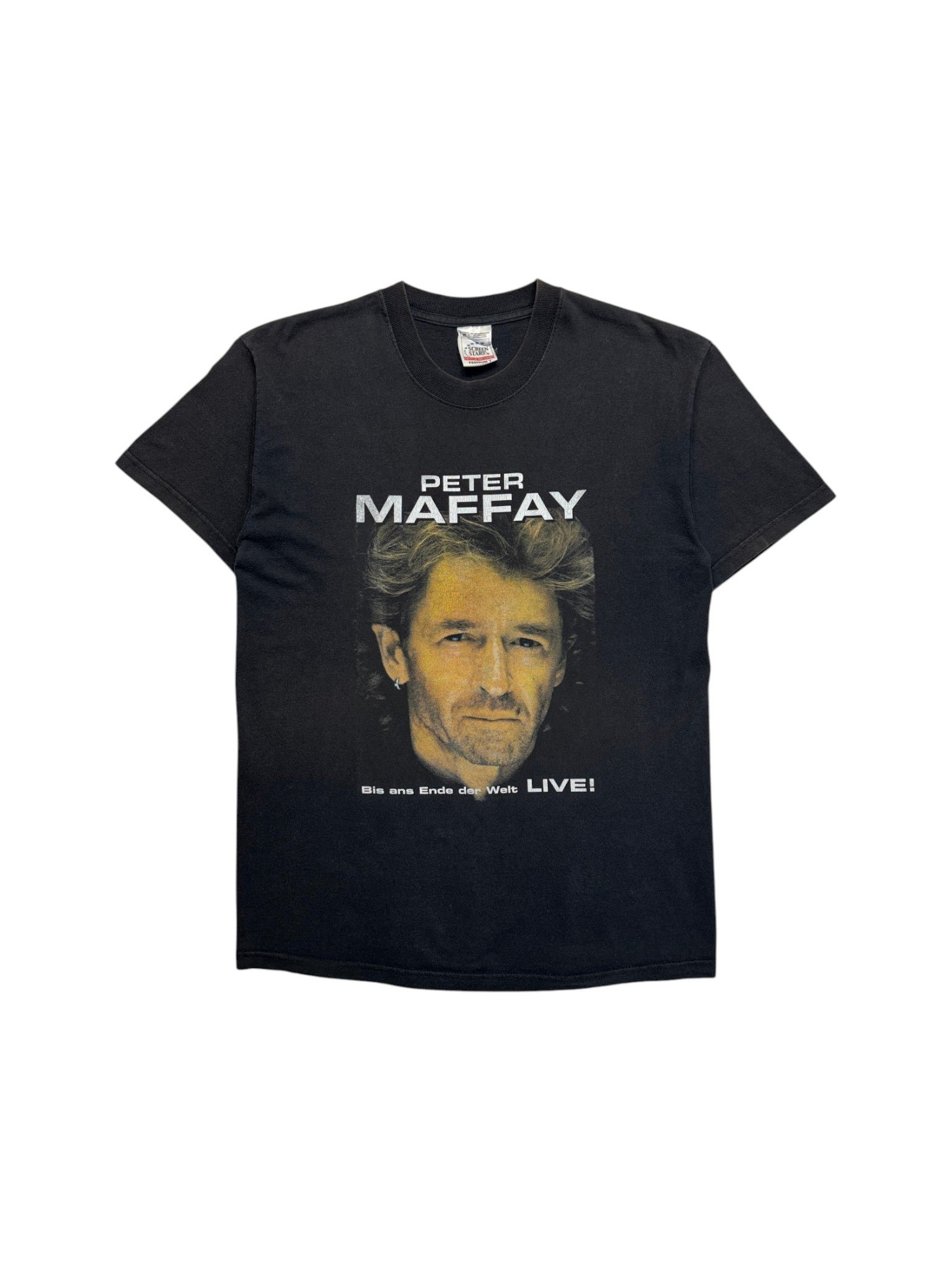 2000 Screen Stars Shirt Peter Maffay "Bis ans Ende der Welt" Schwarz M