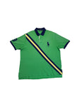 90s Ralph Lauren Poloshirt Big Pony #3 Grün 2XB Big