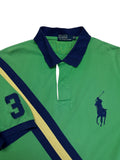 90s Ralph Lauren Poloshirt Big Pony #3 Grün 2XB Big