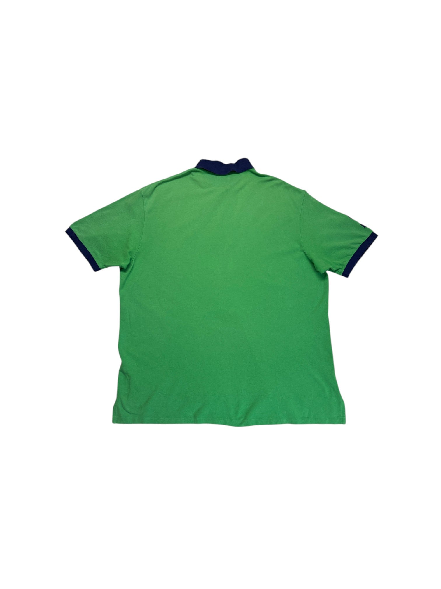 90s Ralph Lauren Poloshirt Big Pony #3 Grün 2XB Big