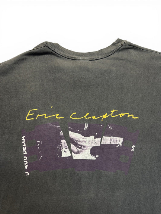 1992 Hanes Shirt Eric Clapton Single Stitch Trashed Schwarz XL