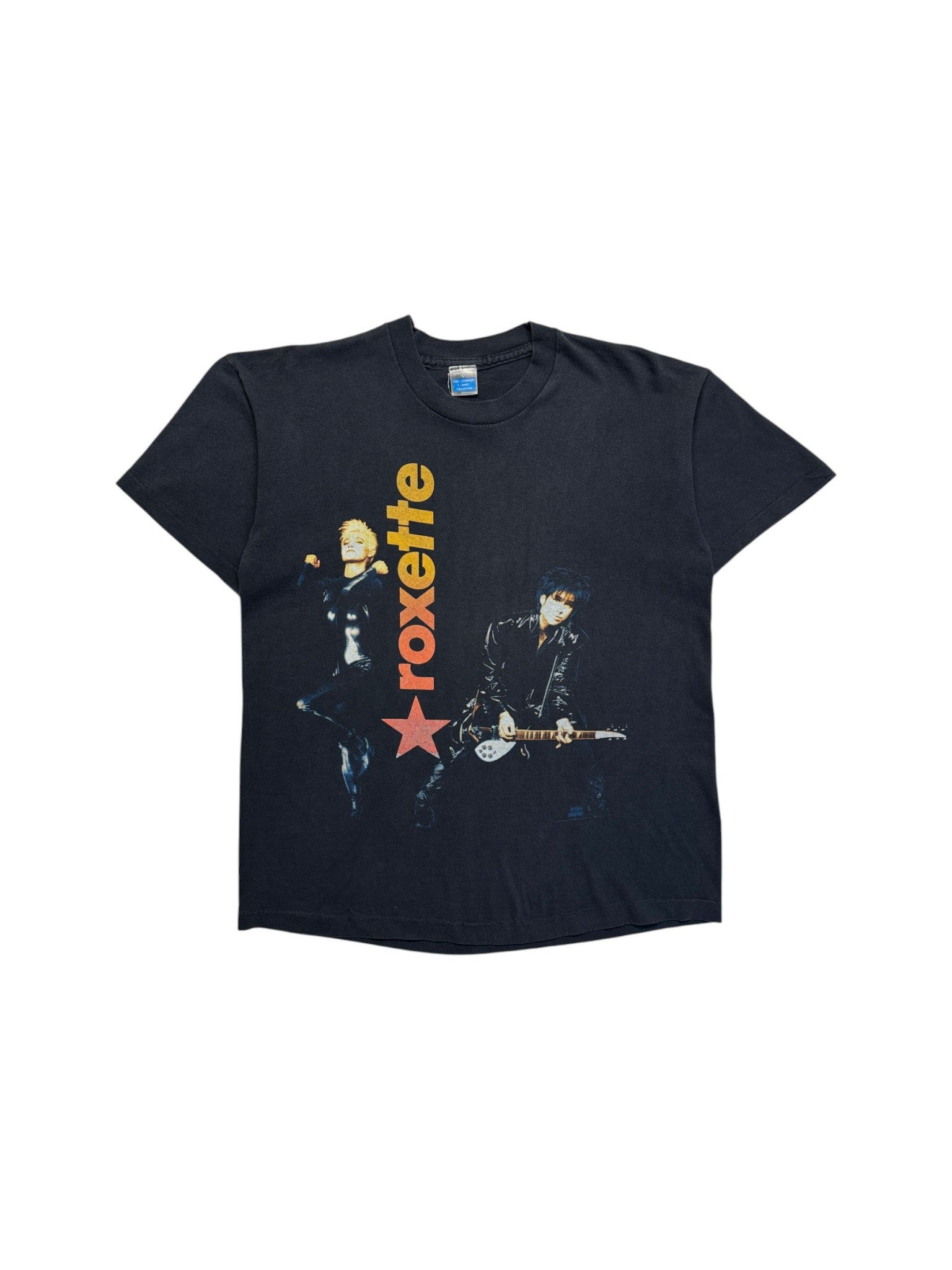 1991 Tour Shirt Roxette Made In Irland Single Stitch Schwarz L