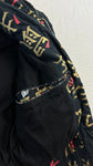 Vintage One O One Daunenweste 80s Made In West-Germany Riri Rainbow Zip Chinesische Schriftzeichen L-XL