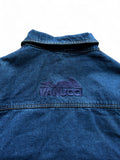 Vintage Vanucci Jeanjacke 90s Racing Made In Italy Blau S