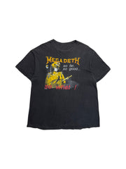 1987 Megadeth Shirt "So far, so good... so what!" Single Stitch Schwarz L-XL