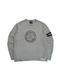 90s Polo Jeans Co. By Ralph Lauren Strickpullover Puff Print Made In Fiji Grau L