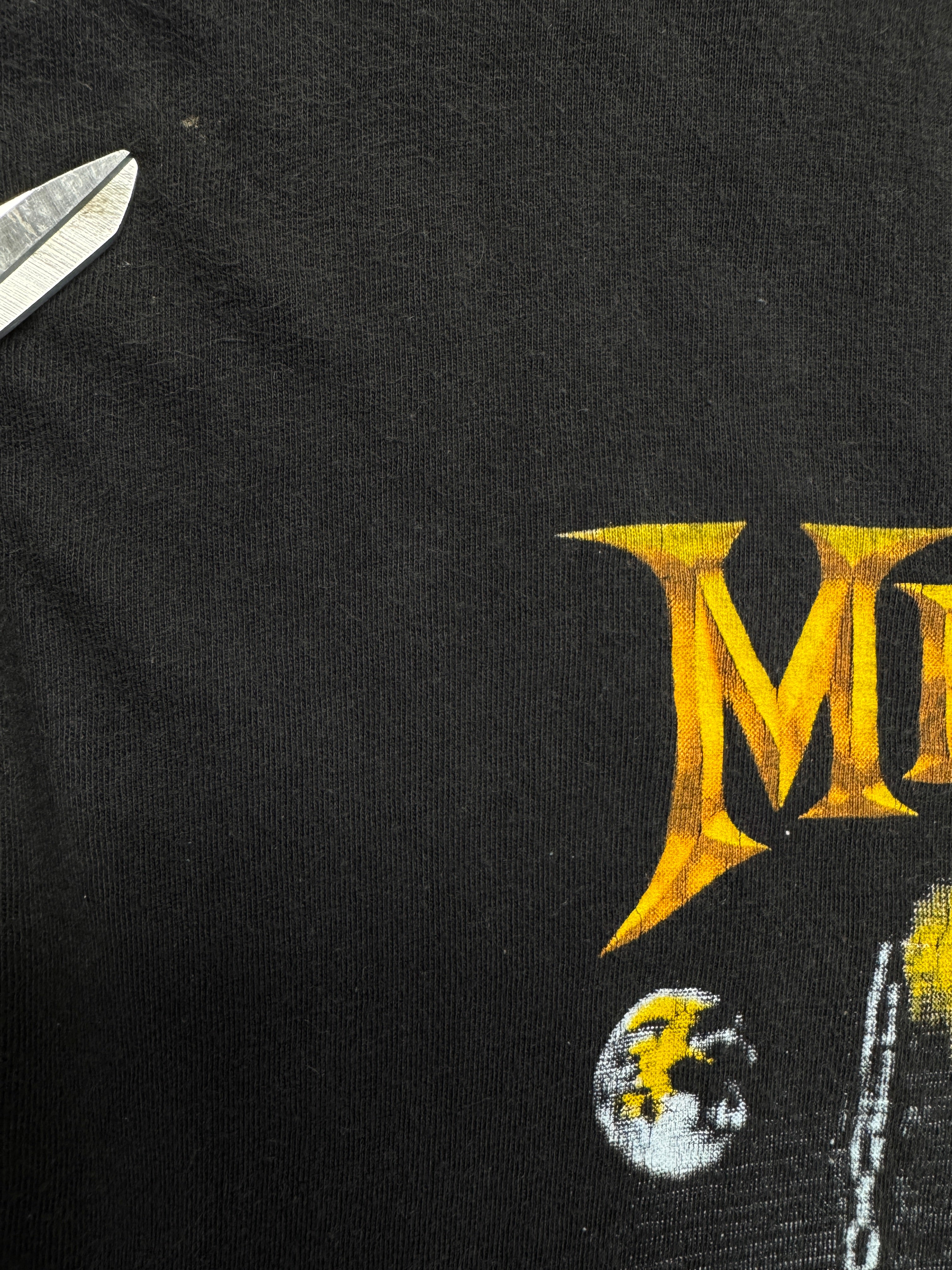 1987 Megadeth Shirt "So far, so good... so what!" Single Stitch Schwarz L-XL