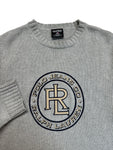 90s Polo Jeans Co. By Ralph Lauren Strickpullover Puff Print Made In Fiji Grau L