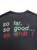 1987 Megadeth Shirt "So far, so good... so what!" Single Stitch Schwarz L-XL