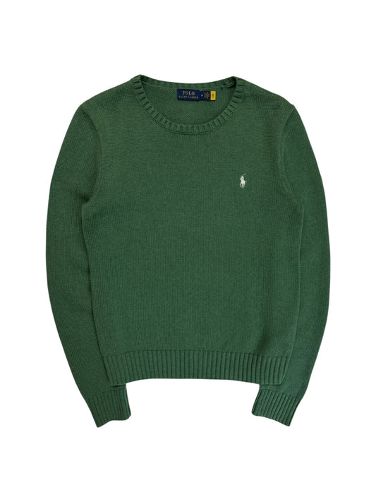 Ralph Lauren Strickpullover Rundhals Basic Grün M