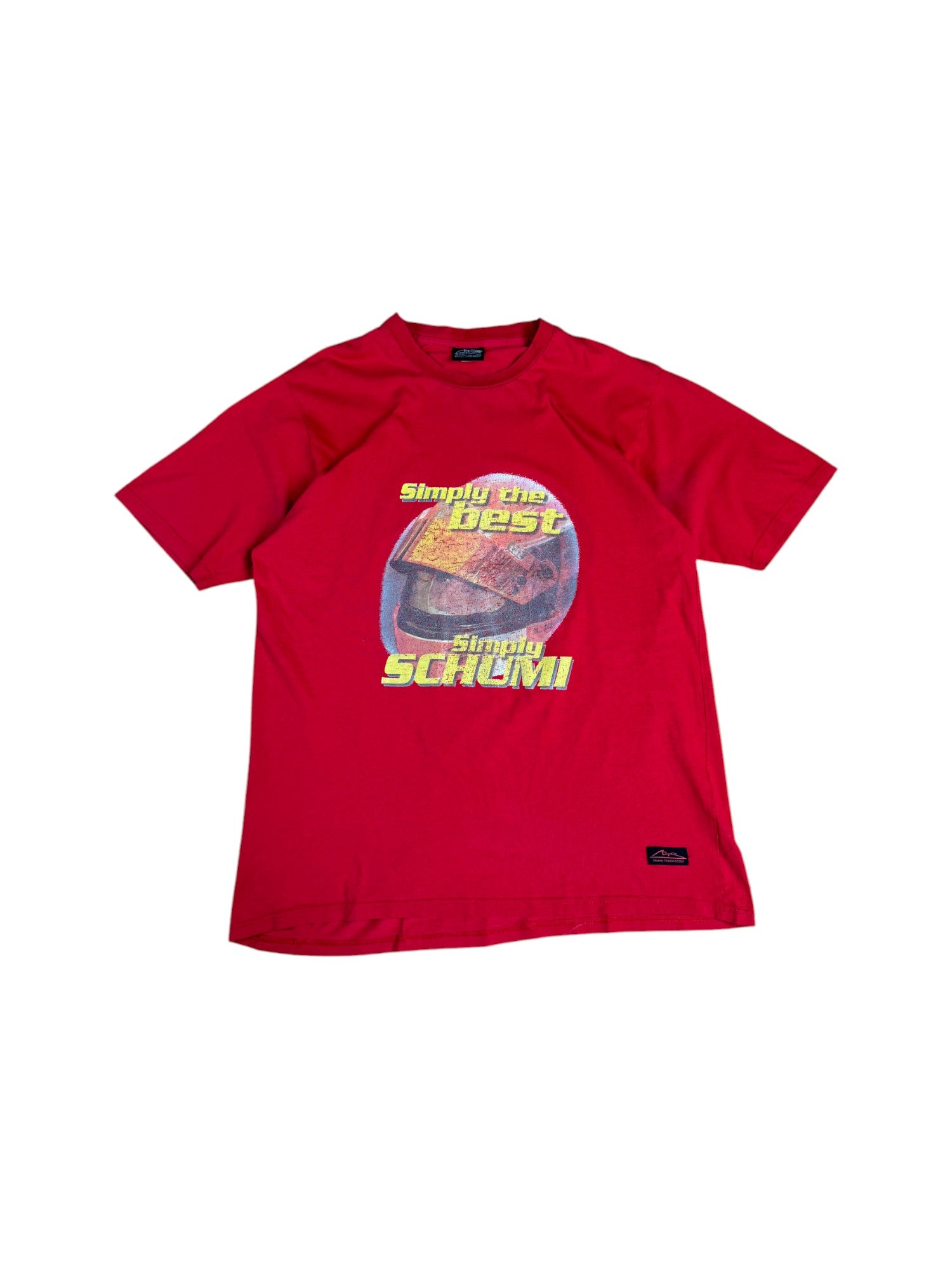 Michael Schuhmacher Shirt 00s "Simply the best" Rot M-L - RareRags
