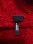 90s Ralph Lauren Strickpulli 1/3 Reißverschluss Rot L